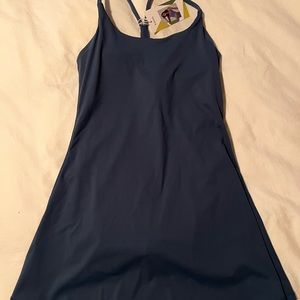 Halara - everyday  cloud 2-in-1 flare activity dress - wannabe